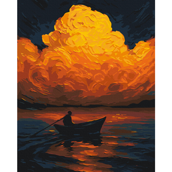 Картина по номерам Авторські колекції - Тишина пылающего заката © Oleg Loburak