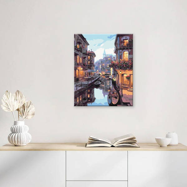 Постер на полотні - Канал в Венеції