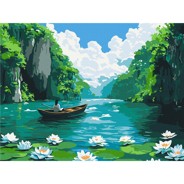 Картина по номерам Природа - Где царит мир