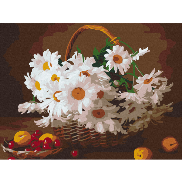 Картина по номерам Квіти - Дикие ромашки