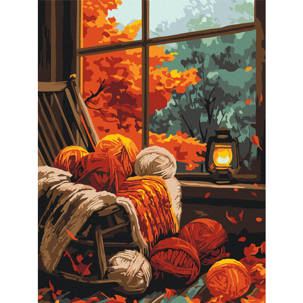 Картина по номерам Пейзажі - Осенний уют