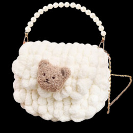 DIY набір для створення сумочки (білий колір)