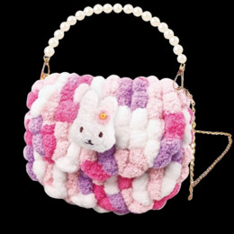 DIY набір для створення сумочки (рожевий колір)