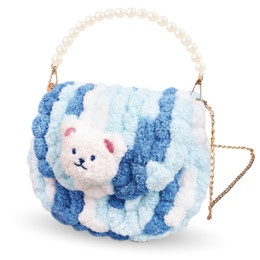 DIY набір для створення сумочки (синій колір)