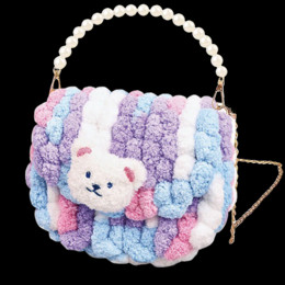 DIY набір для створення сумочки (фіолетовий колір)