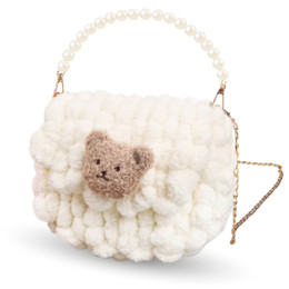 Сумочка “Білий ведмедик” своїми руками (кругла)