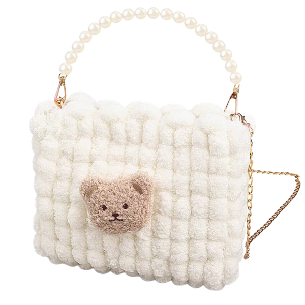 Сумки своїми руками - DIY набір для створення квадратної сумочки (білий колір)