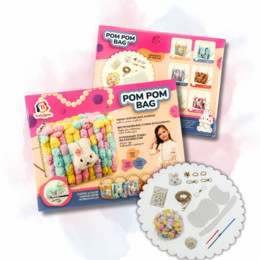 DIY набір для створення квадратної сумочки (пастельні кольори)