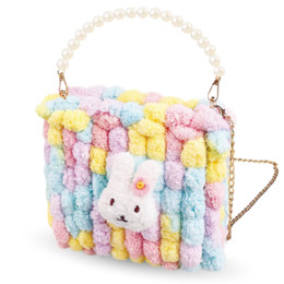 DIY набір для створення квадратної сумочки (пастельні кольори)