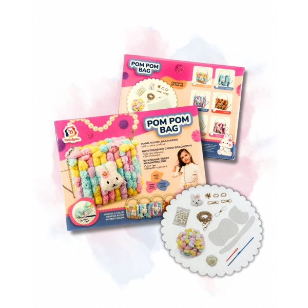 Сумки своїми руками - DIY набір для створення квадратної сумочки (пастельні кольори)