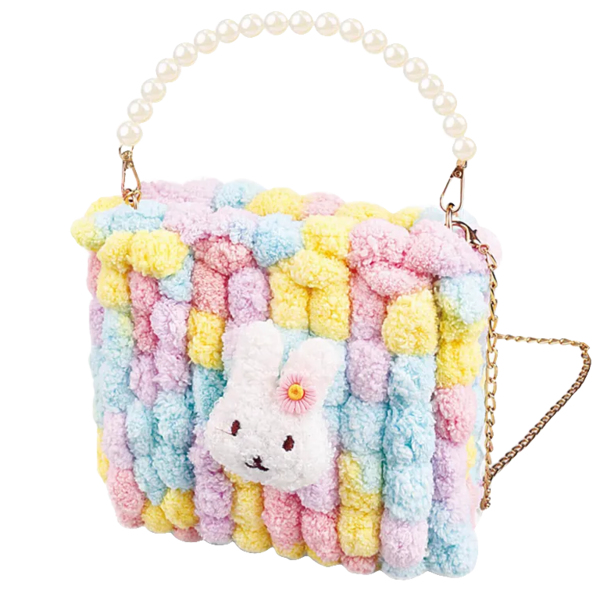 Сумки своїми руками - DIY набір для створення квадратної сумочки (пастельні кольори)