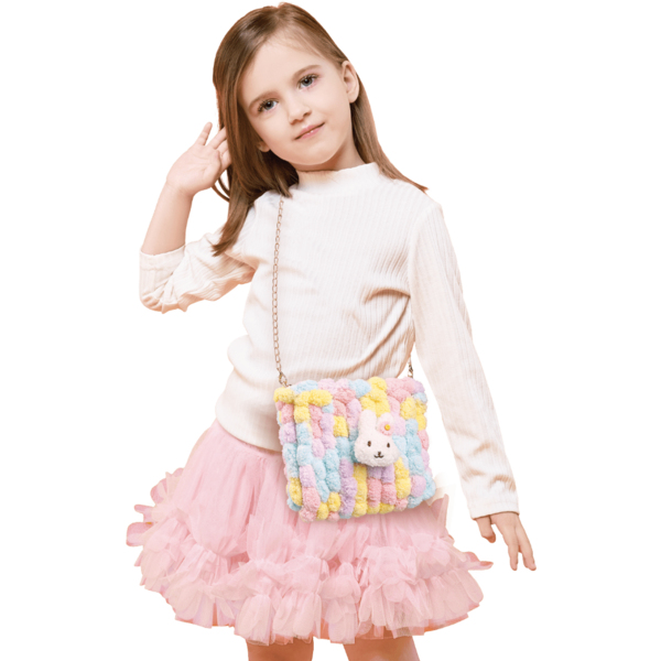 Сумки своїми руками - DIY набір для створення квадратної сумочки (пастельні кольори)