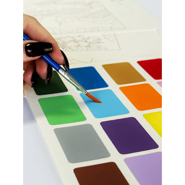 Розмальовки А4 - Раскраска на водной основе - формат А4 