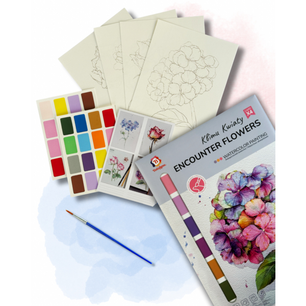 Розмальовки А4 - Раскраска на водной основе - формат А4 