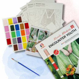 Раскраска на водной основе - формат А4 