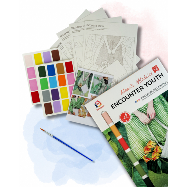 Розмальовки А4 - Раскраска на водной основе - формат А4 