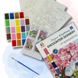 Раскраска на водной основе - формат А4 