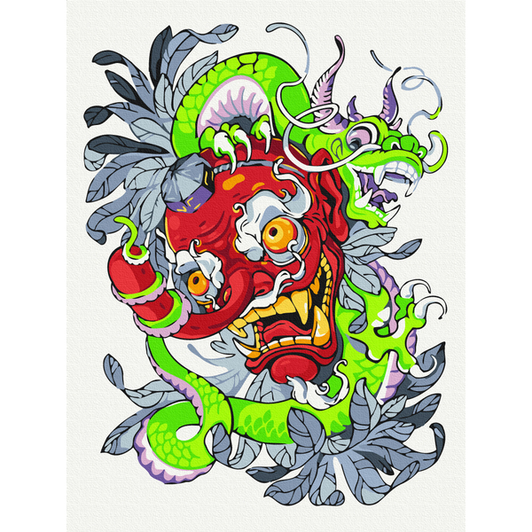 Картина по номерам Авторські колекції - Tengu © Христина Тужук