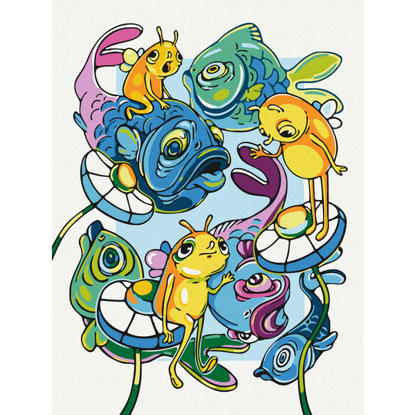 Картина по номерам Авторські колекції - Цветение водного мира © Кристина Тужук