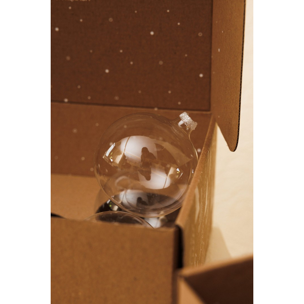 Набір для створення новорічних іграшок - Набор для раскраски новогодних шариков «Блестящее сияние»