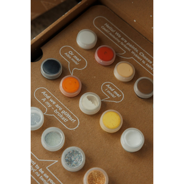 Набір для створення новорічних іграшок - Набор для раскраски новогодних шариков «Цвета рождества»