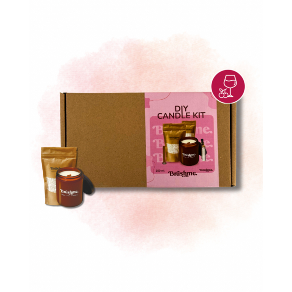 Набори для створення свічок - Набор для создания свечи (наливная), 250мл «Вишневое вино»