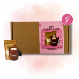 Набор для создания свечи (наливная), 250мл «Сияние розы»