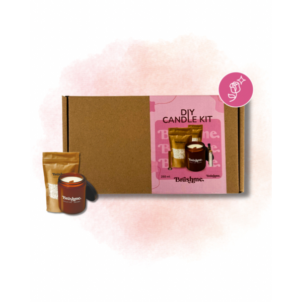 Набори для створення свічок - Набор для создания свечи (наливная), 250мл «Сияние розы»