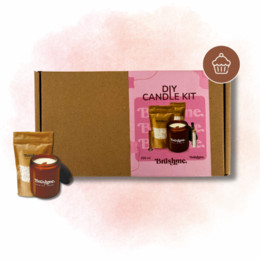 Candle making kit (pouring), 250 ml “Chocolate cake”