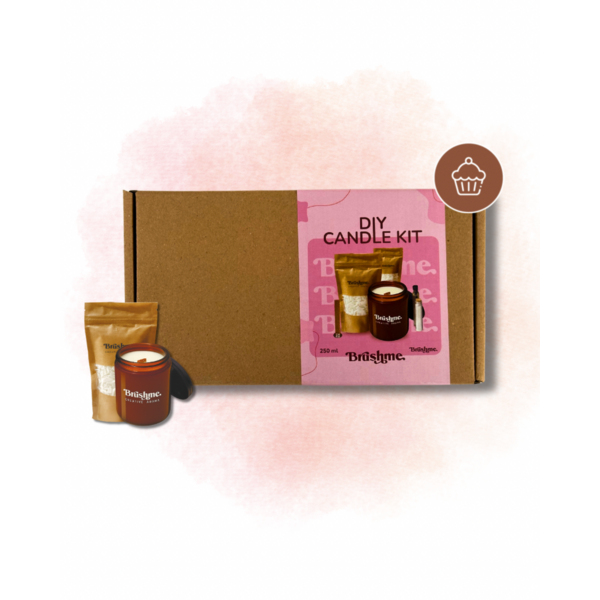 Набори для створення свічок - Набор для создания свечи (наливная), 250мл «Шоколадное пирожное»