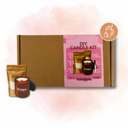 Набор для создания свечи (наливная), 250мл «Ореховый латте»