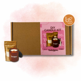 Candle making kit (pouring), 250 ml “Honey tobacco”