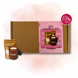 Candle making kit (pouring), 250 ml “Berry caramel”