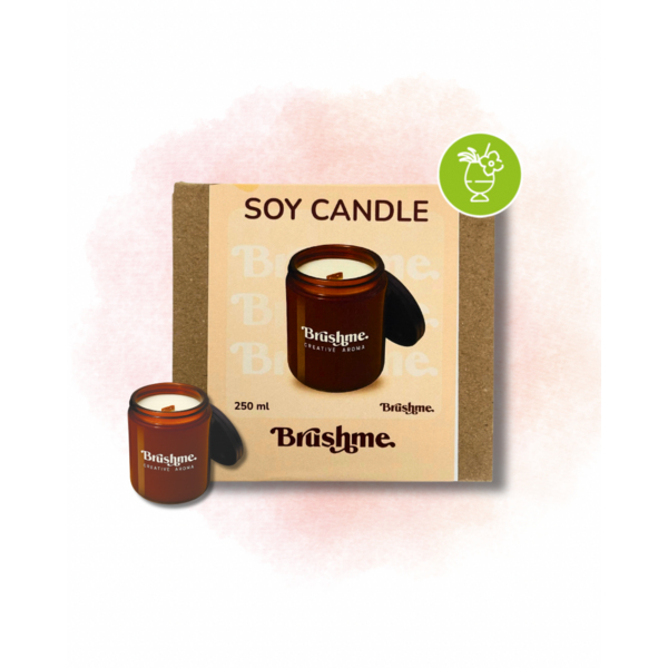 Свiчки - Соевая свеча наливная «Тропический коктейль» 250мл