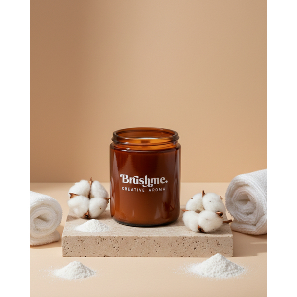 Свiчки - Соевая свеча наливная «Хлопковая пудра» 250мл