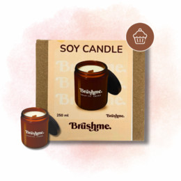 Соевая свеча наливная «Шоколадное пирожное» 250мл