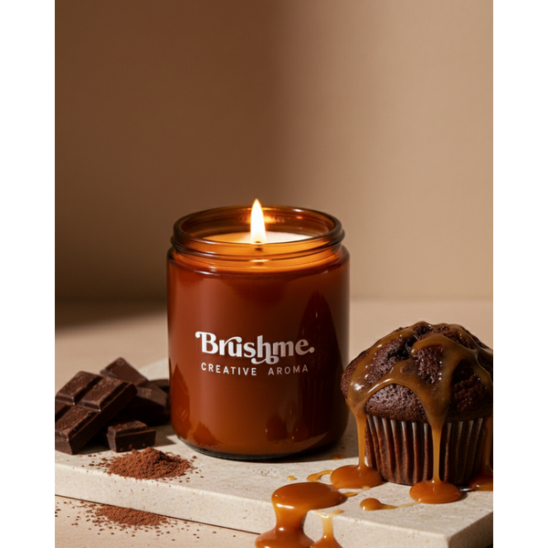 Свiчки - Соевая свеча наливная «Шоколадное пирожное» 250мл