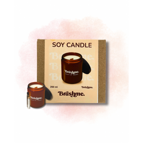 Свiчки - Соевая свеча наливная «Медовый табак» 250мл