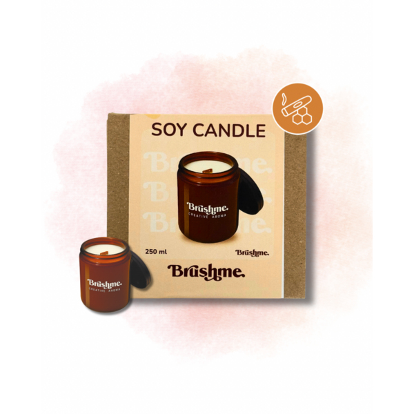 Свiчки - Соєва свічка наливна 