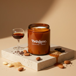 Soy candle “Amaretto cocktail” 250ml