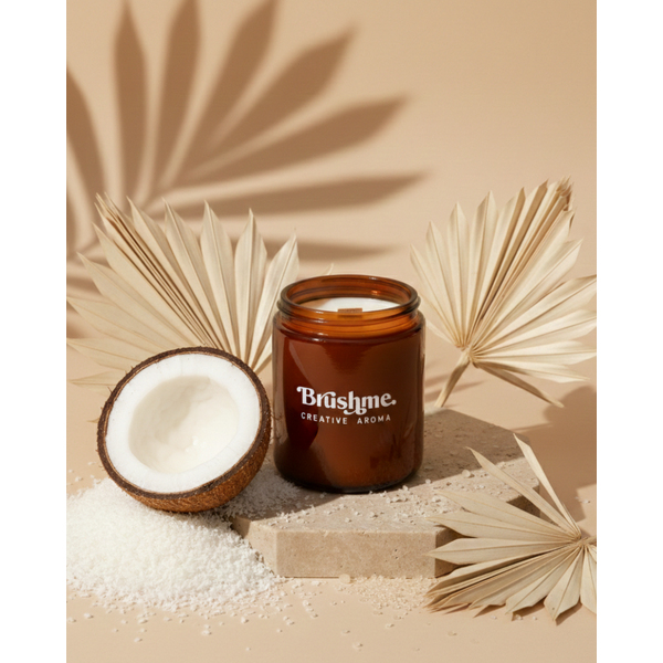 Свiчки - Соевая свеча наливная «Кокосовый сахар» 250мл