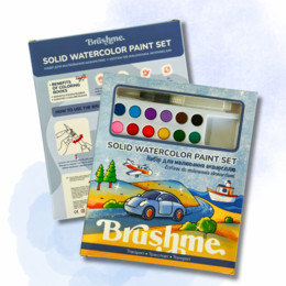 Раскраски с сухими красками для детей 