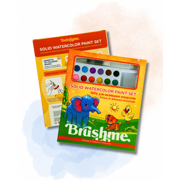Розмальовки А4 - Раскраски с сухими красками для детей 