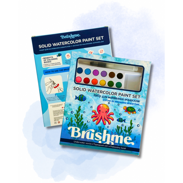 Розмальовки А4 - Раскраски с сухими красками для детей 