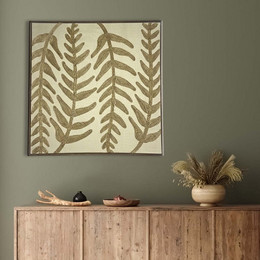 Poster with carpet embroidery 