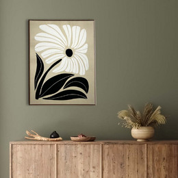 Poster with carpet embroidery 