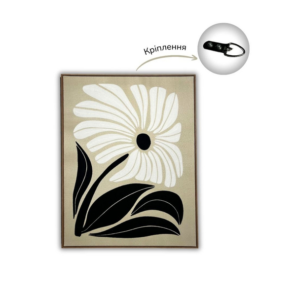 Brushme home - Плакат с вышивкой на ковровом покрытии «Момент цветения».