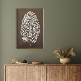 Плакат с вышивкой на ковре в стиле «бохо».