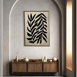 Плакат с вышивкой на ковровом покрытии «Поток мыслей».