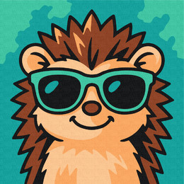 Стильный ежик